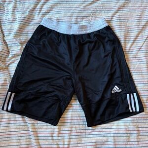 adidas 3G Speed Reversible Basketball Shorts - Men's Large / black / white